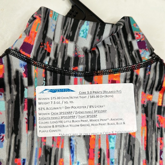 PolarMax (3) BASELAYER SET - Blk Multi print - Picture 8 of 11